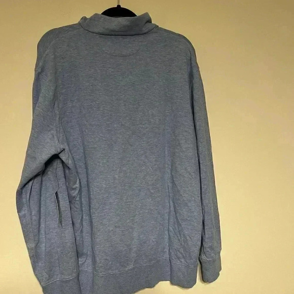 NWT Polo Ralph Lauren Jersey Luxury 1/4 Zip Pullover Light Blue XL Sweater - Picture 6 of 7